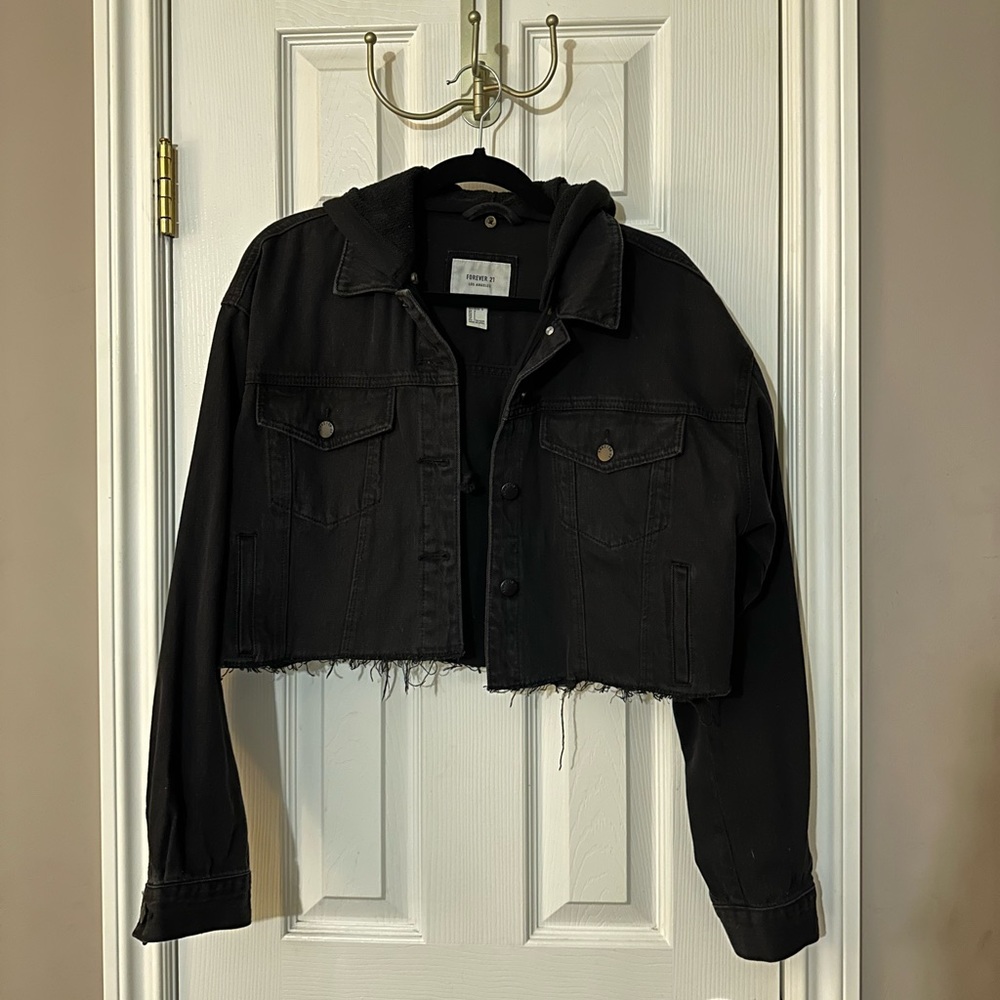 Cropped Denim Jacket